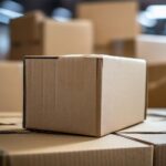 Naklejki w e-commerce – jak wyróżnić paczki i budować lojalność klientów Kartony paczki w magazynie